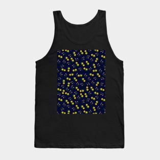 Yellow Flower Seamless Patterns Tank Top